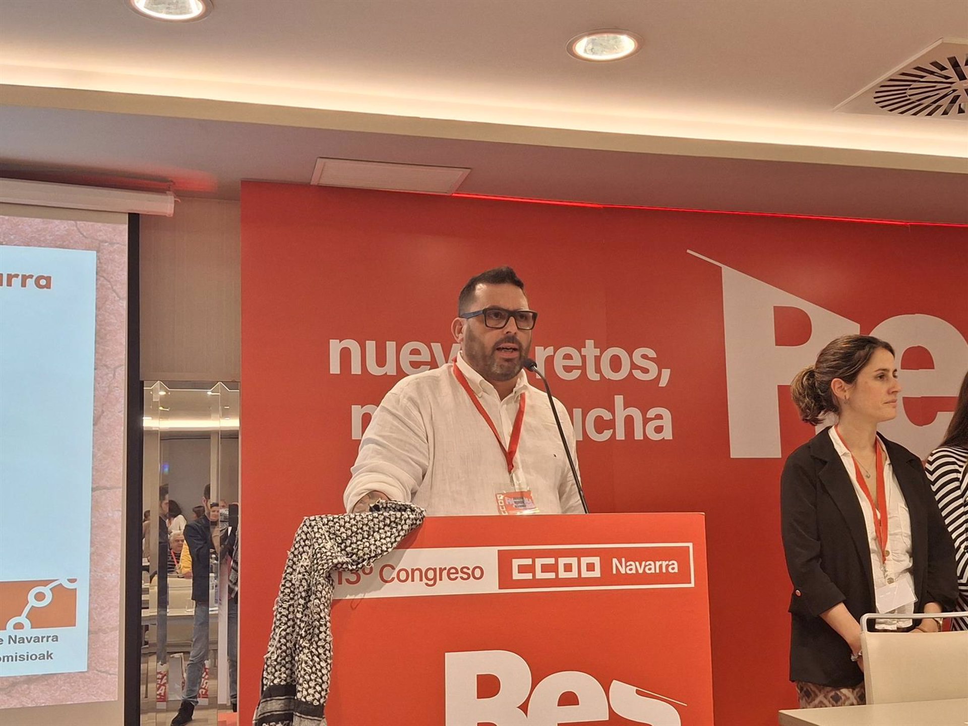 Josema Romeo, nuevo secretario general de CCOO de Navarra con un apoyo del 96,6%