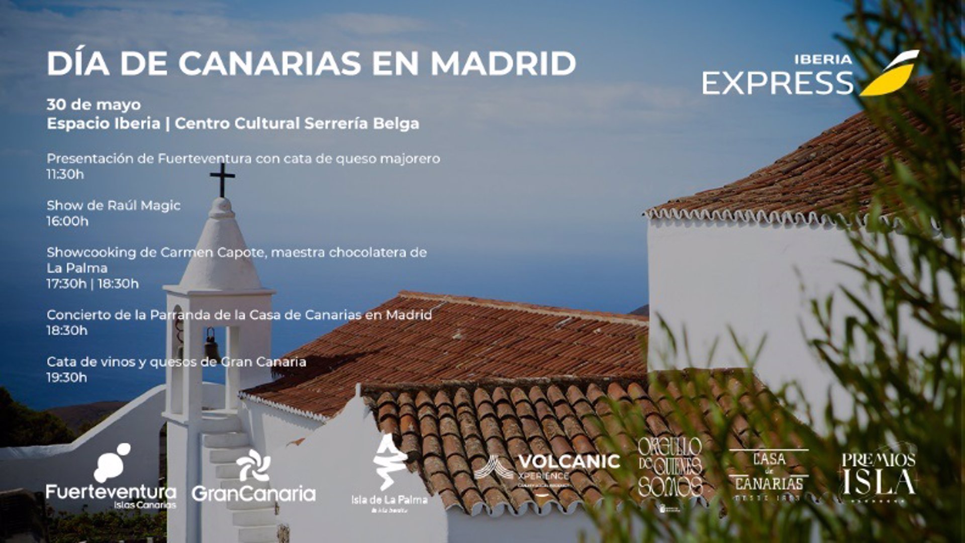 Iberia Express celebrará este viernes el Día de Canarias en el Espacio Iberia de Madrid
